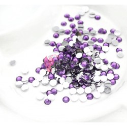 Strasuri din acril 3D Lila de 2,0mm 1000 bucati SA026